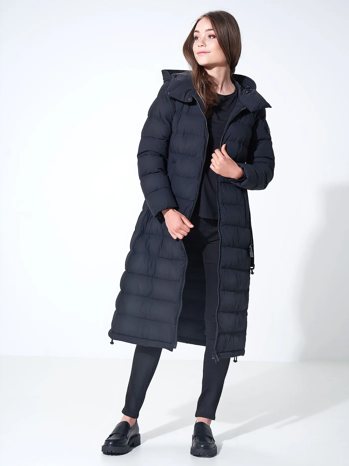 PEUTEREY | Steppmantel KOGI | schwarz